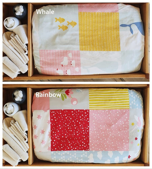 Organic Cotton Fitted Sheet for Change Table Mattress