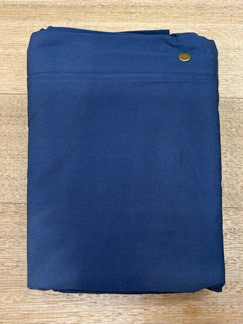 SLATE BLUE Organic Cotton Poplin Bedding - Nursery CLEARANCE