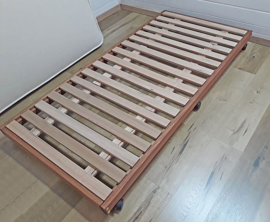 Hardwood Trundle platform style – Montrose – AUSTRALIAN MADE 100% Organic