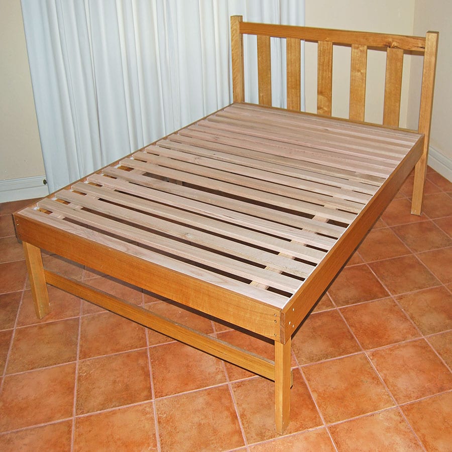 Hardwood Bed Base – Richmond – AUSTRALIAN MADE 100% Organic SINGLE