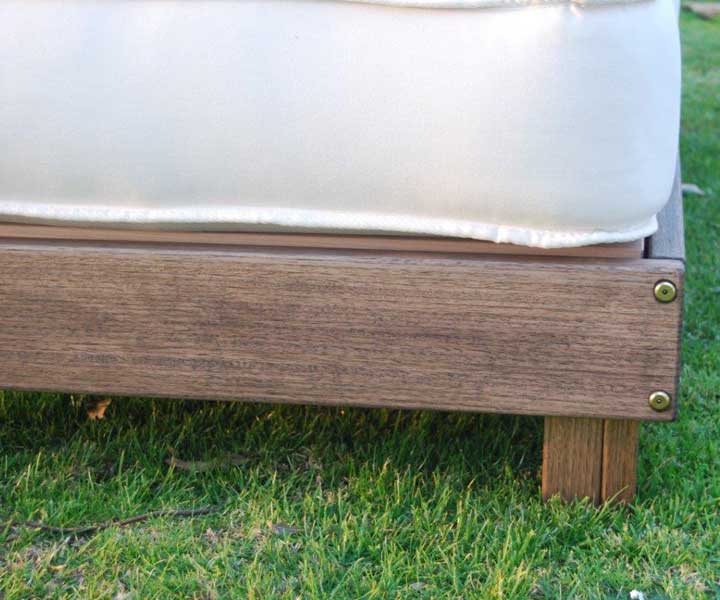 Hardwood Bed Base – Richmond – AUSTRALIAN MADE 100% Organic SINGLE