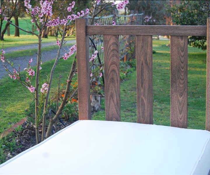 Hardwood Bed Base – Richmond – AUSTRALIAN MADE 100% Organic SINGLE