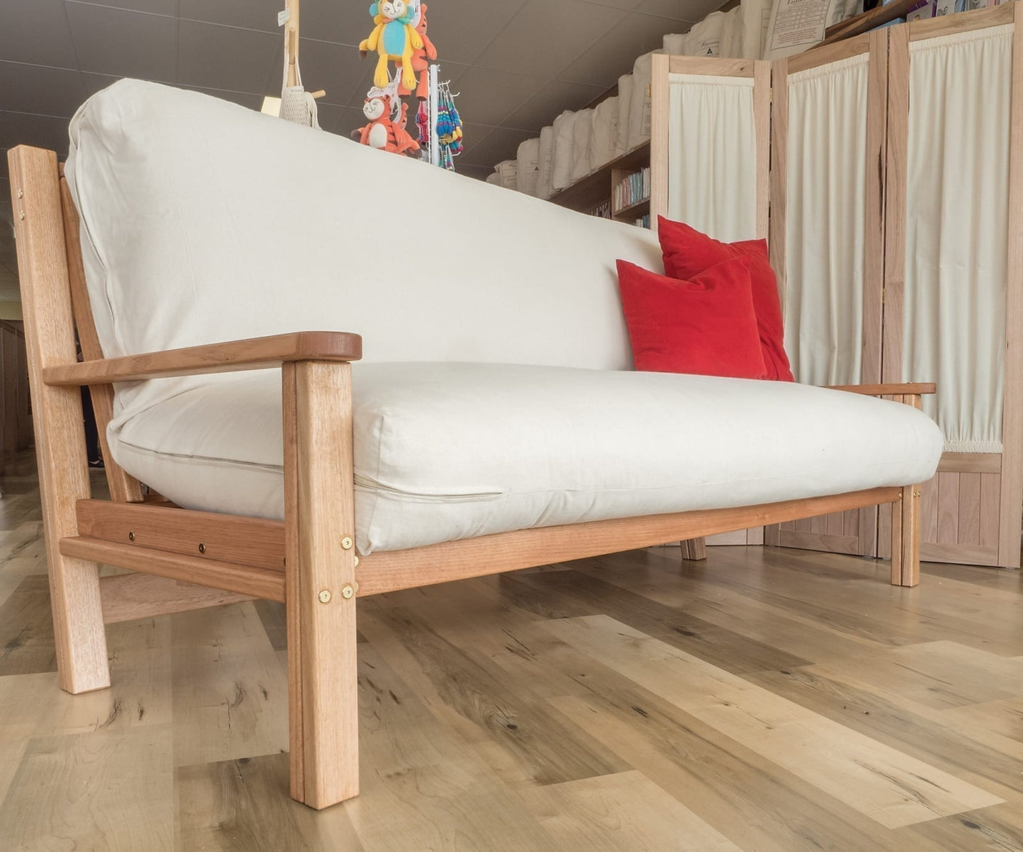 Cotton and Latex Futon Mattress for the Hardwood Sofa Bed