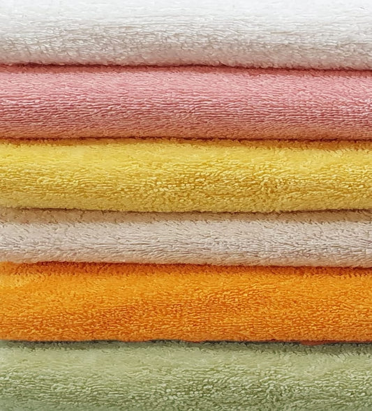 Kids Hooded Towels - Organic Terry Towelling - various colours