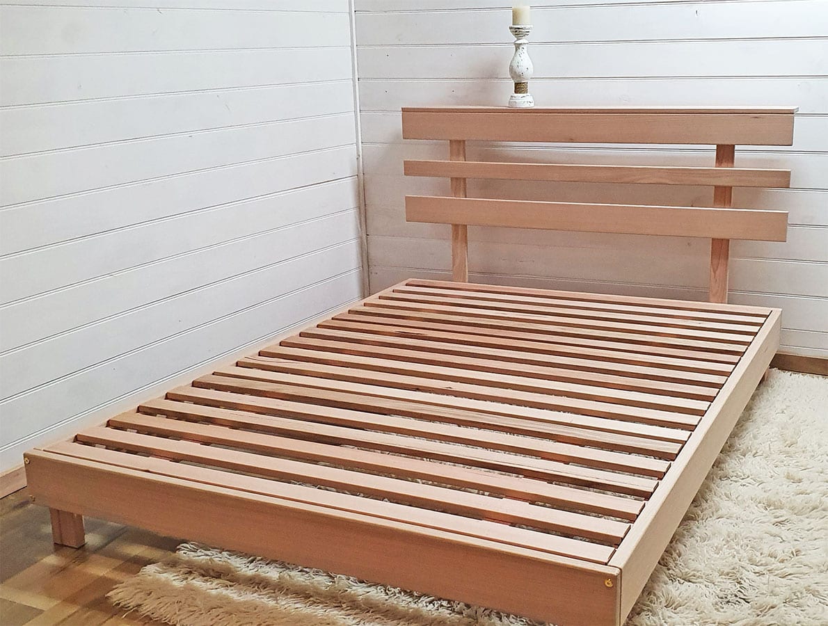 Hardwood Bed Base - Beechworth - AUSTRALIAN MADE 100% Organic DOUBLE