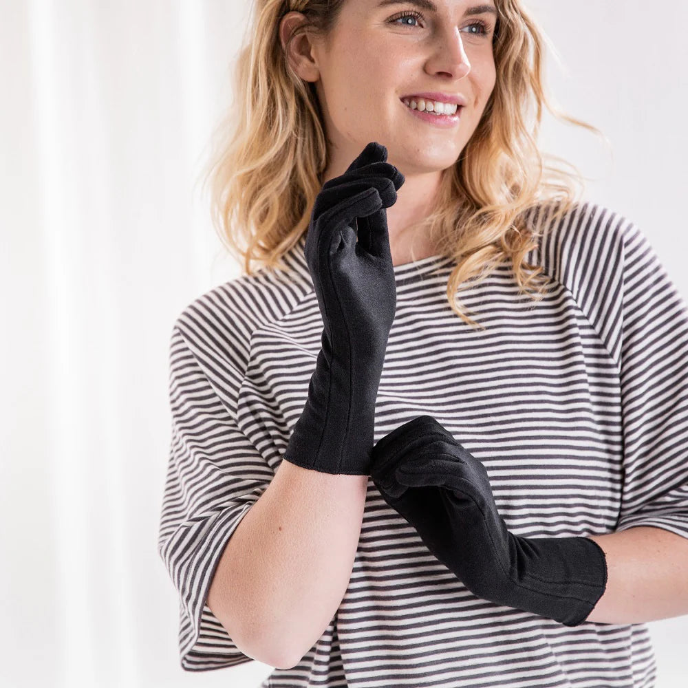 Adult Eczema Gloves - 100% Organic Cotton - (2 Pairs)
