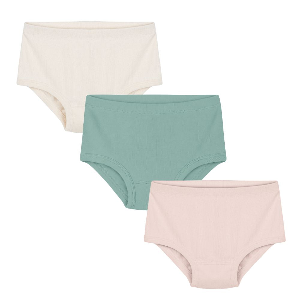Organic Cotton Girl's Briefs 3 pack
