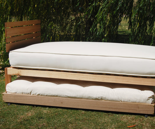 Hardwood Trundle platform style – Montrose – AUSTRALIAN MADE 100% Organic