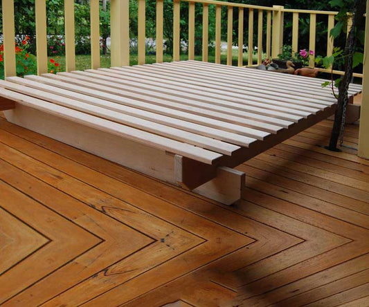 Hardwood Bed Base - Katherine - AUSTRALIAN MADE 100% Organic SINGLE
