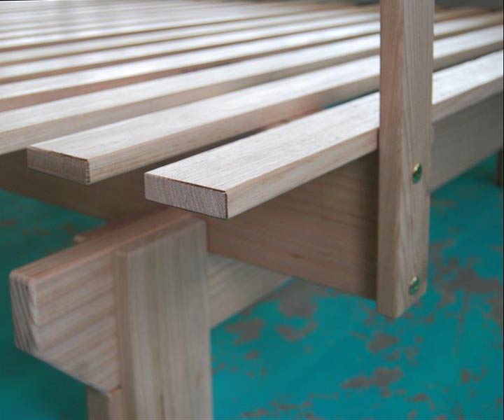 Hardwood Bed Base - Eden - AUSTRALIAN MADE 100% Organic DOUBLE