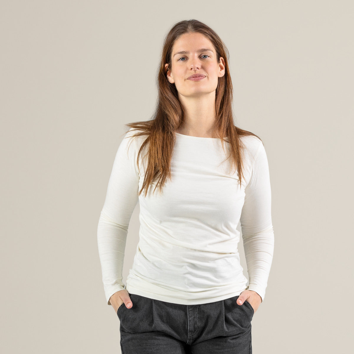 Women's Hilla Organic Cotton Long Sleeve Top