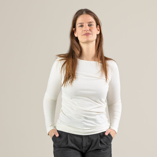 Women's Hilla Organic Cotton Long Sleeve Top