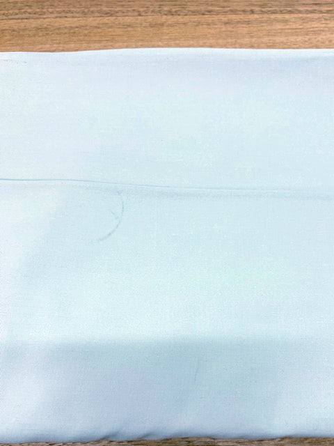 LIGHT BLUE Organic Cotton Poplin Bedding CLEARANCE