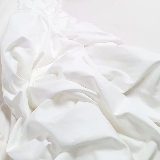 BRIGHT WHITE Organic Cotton Poplin Bedding - Nursery