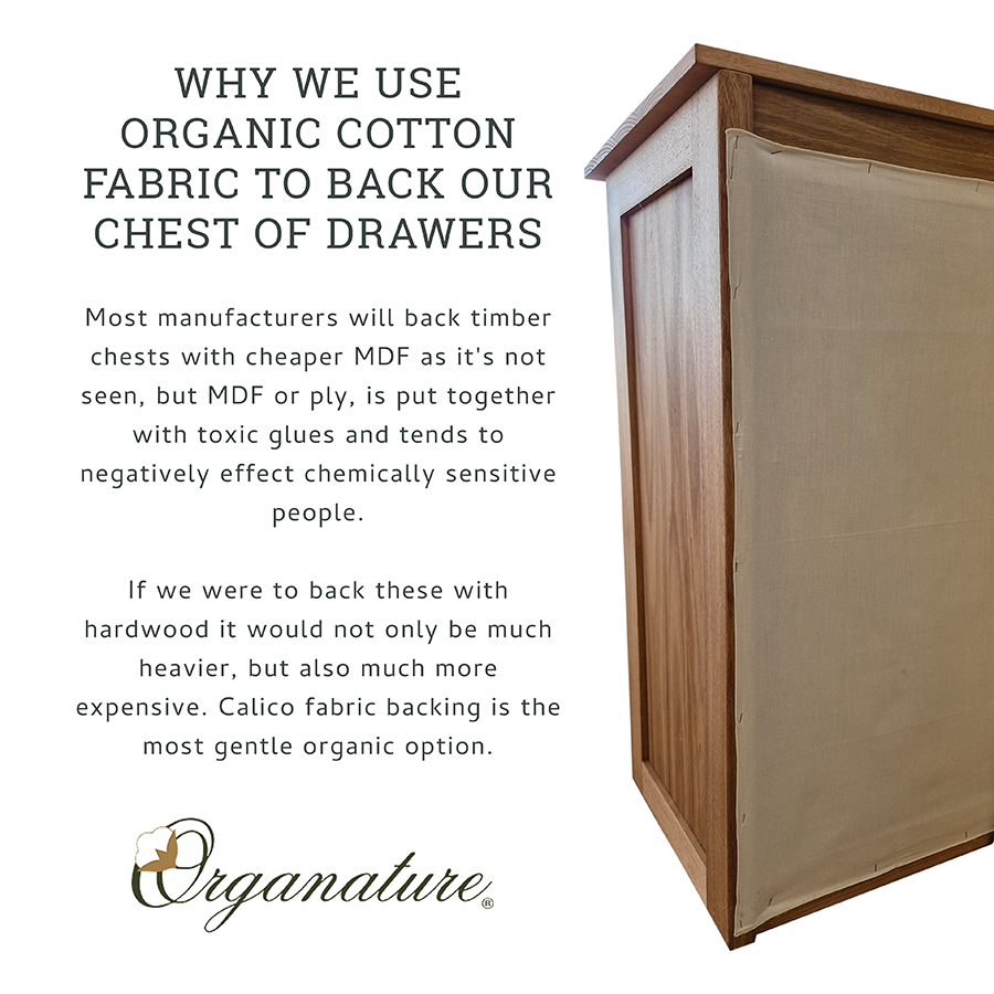 Hardwood Chest Of Drawers - AUSTRALIAN MADE 100% Organic