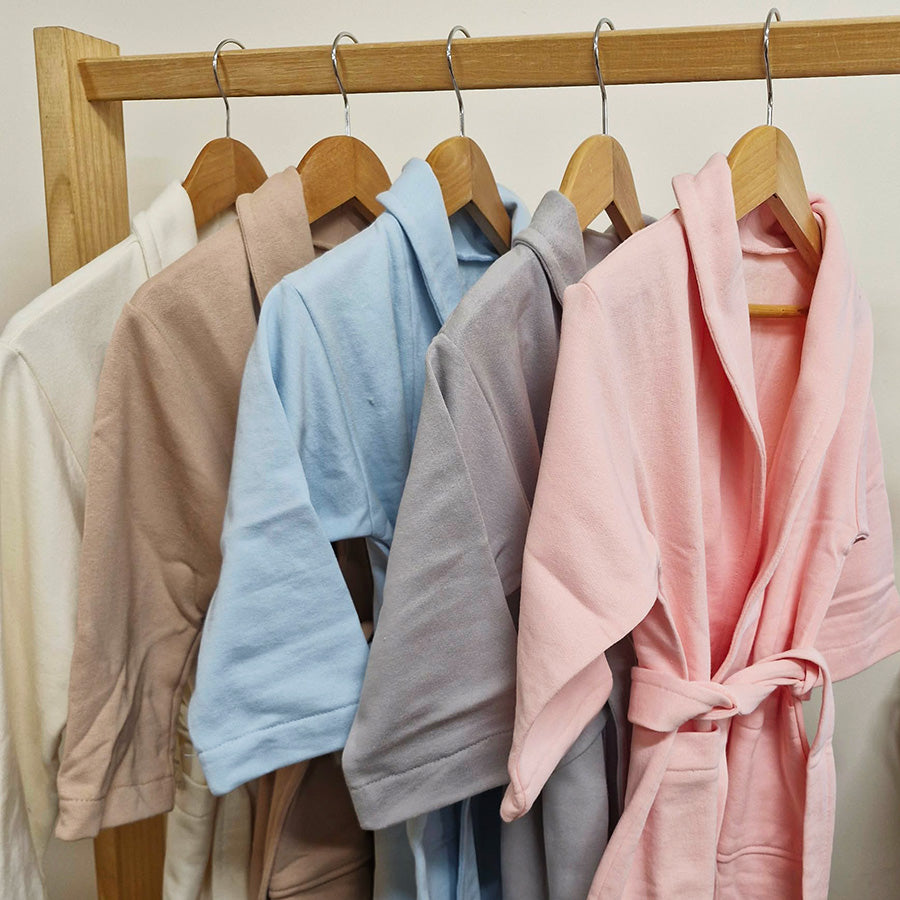 cotton childrens dressing gowns Gown - Organic Fleece Pink Buy Friends Like These RemPD_Feb25 pool and beach trips Size:7 | US
