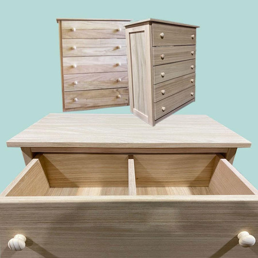 Hardwood Chest Of Drawers - AUSTRALIAN MADE 100% Organic