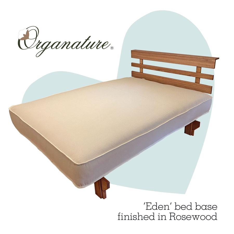 Hardwood Bed Base - Eden - AUSTRALIAN MADE 100% Organic DOUBLE