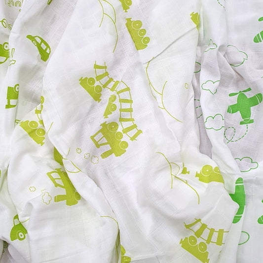 Baby Wraps - Organic Muslin - various prints - (3 Pack)