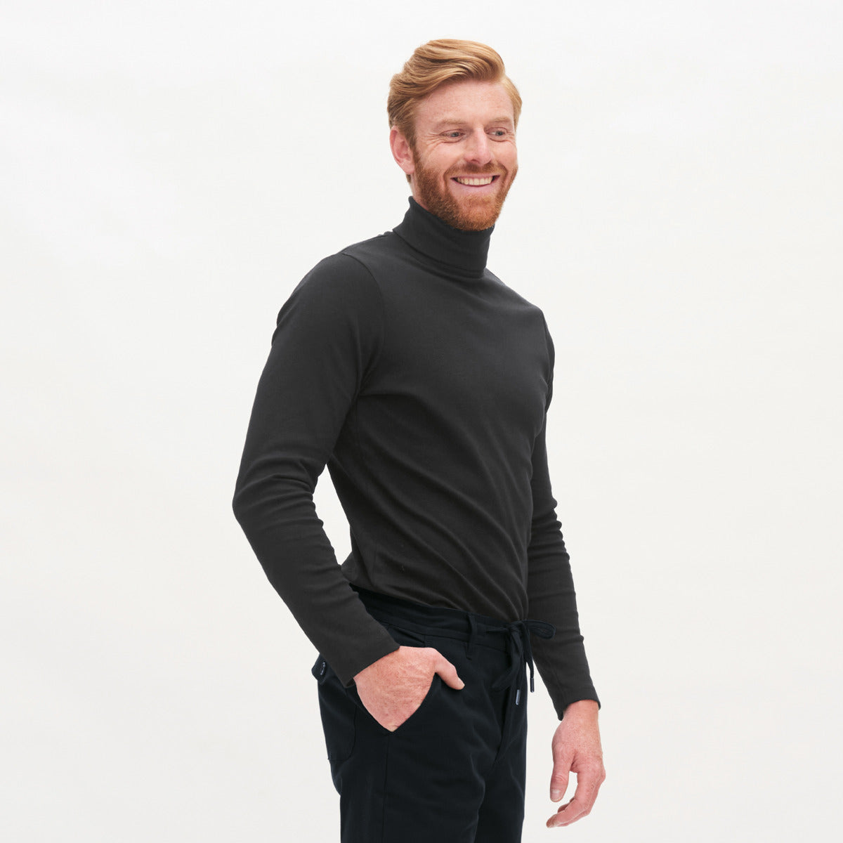Helge Mens Turtleneck shirt - Organic Cotton