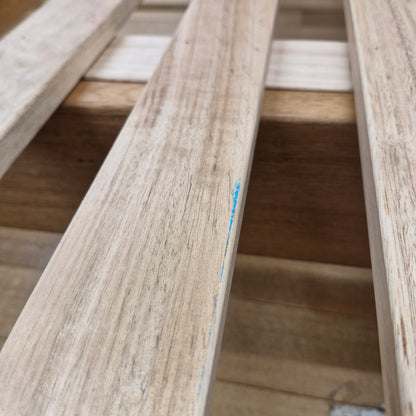 FACTORY SECOND Hardwood Bed Base - Katherine - AUSTRALIAN MADE 100% Organic QUEEN