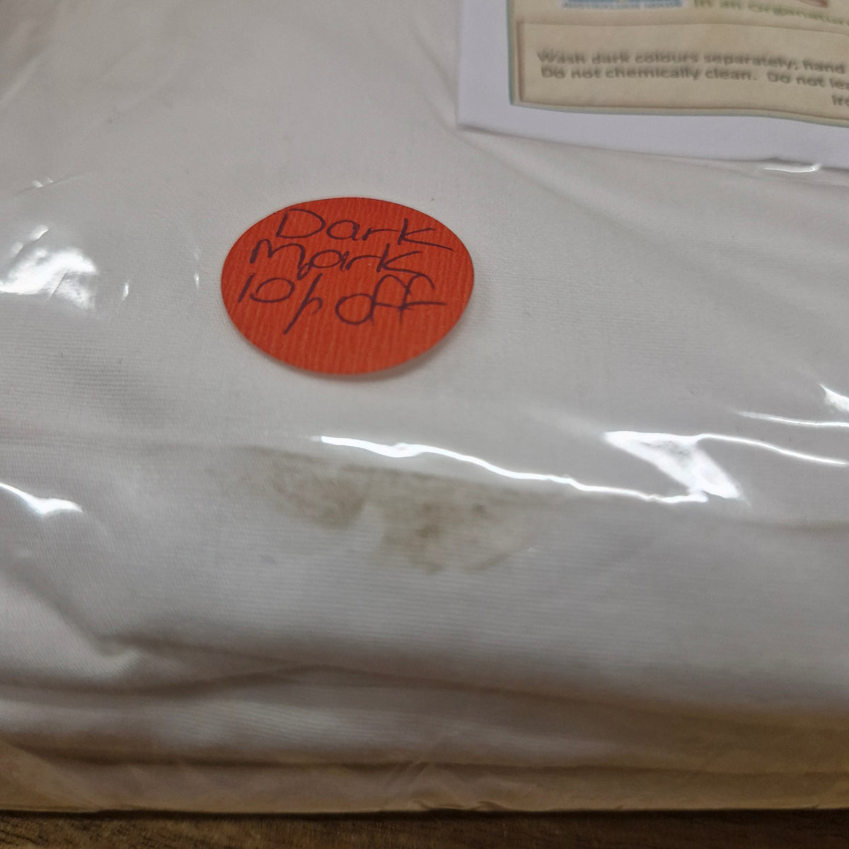 WHITE Organic Cotton Poplin Bedding - CLEARANCE