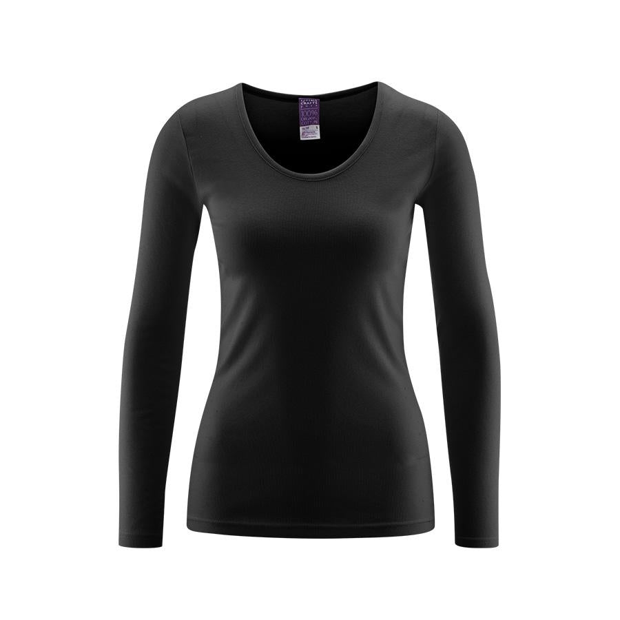 Womens Long Sleeve Johanna Top - Organic Cotton