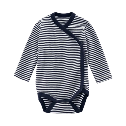 Baby Organic Cotton Kimono Onesie Long Sleeve Bodysuit