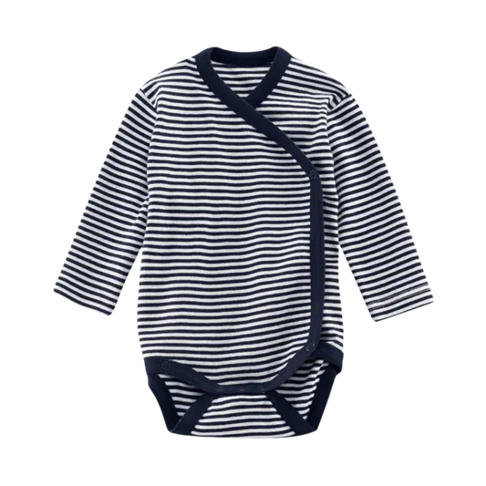 Baby Organic Cotton Kimono Onesie Long Sleeve Bodysuit