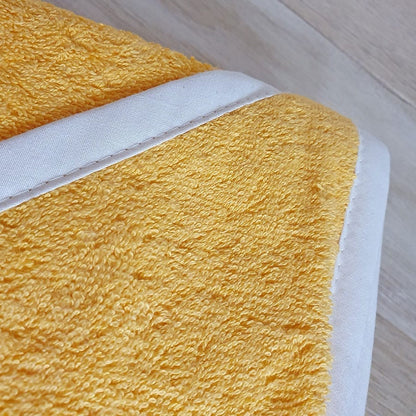Baby Towel with Hood – Organic Terry Towelling – Various Colours