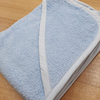 Baby Towel with Hood – Organic Terry Towelling – Various Colours