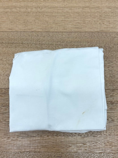 WHITE Organic Cotton Poplin Bedding - Nursery CLEARANCE
