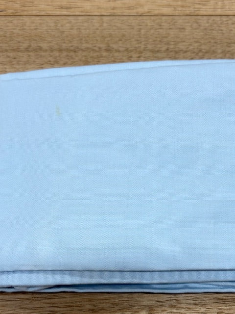 LIGHT BLUE Organic Cotton Poplin Bedding - Nursery CLEARANCE
