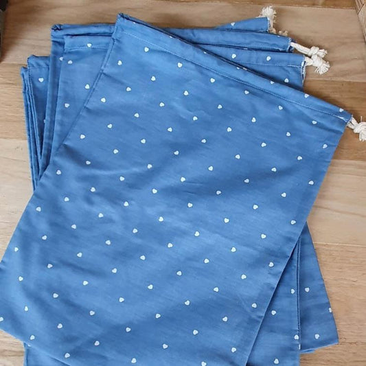 Kinder Bags - Organic Cotton Poplin - Sweethearts