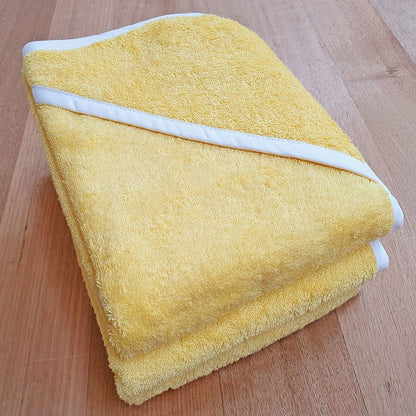 Baby Towel with Hood – Organic Terry Towelling – Various Colours