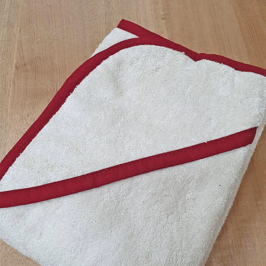 Baby Towel with Hood – Organic Terry Towelling – Various Colours