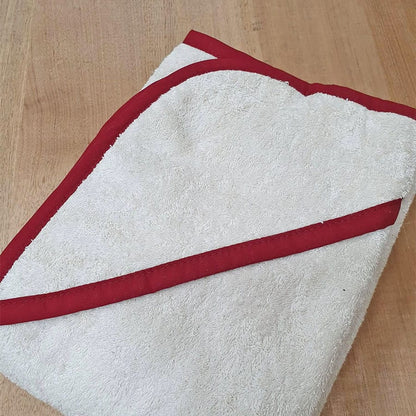 Baby Towel with Hood – Organic Terry Towelling – Various Colours