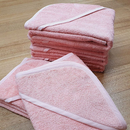 Baby Towel with Hood – Organic Terry Towelling – Various Colours