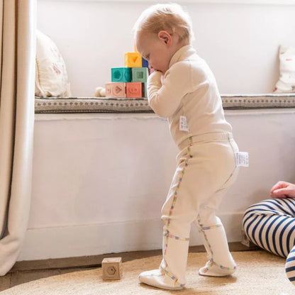 Cosy Toes Eczema PJ Bottoms - Organic Cotton Unbleached and Un-Dyed