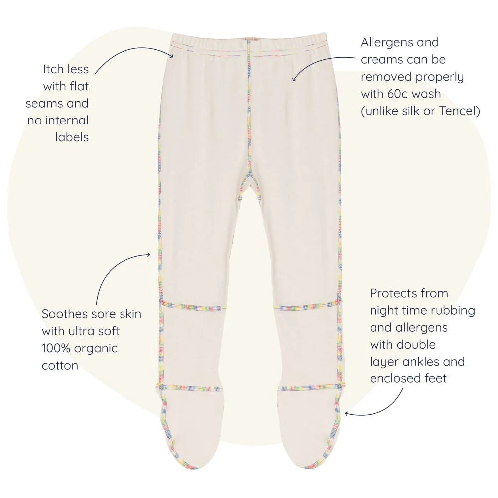 Cosy Toes Eczema PJ Bottoms - Organic Cotton