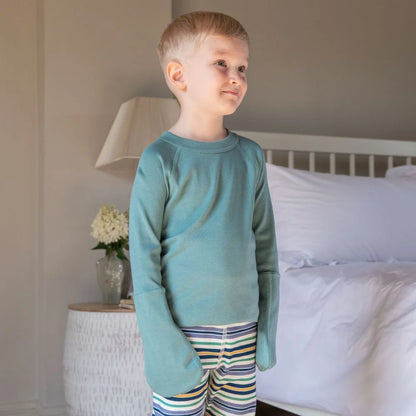 Cosy Toes Eczema Mitten PJ Top - Organic Cotton