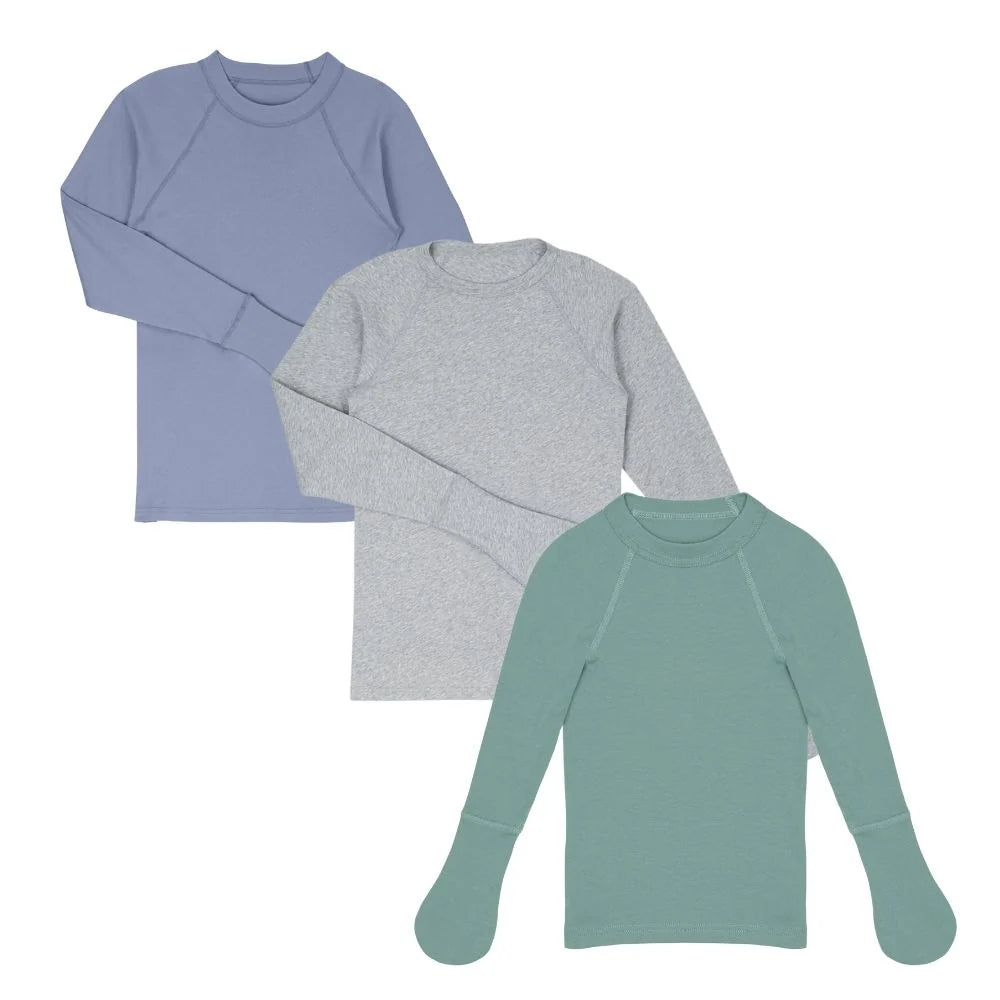 Cosy Toes Eczema Mitten PJ Top - Organic Cotton
