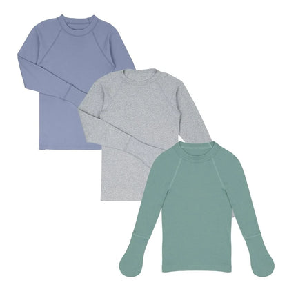 Cosy Toes Eczema Mitten PJ Top - Organic Cotton