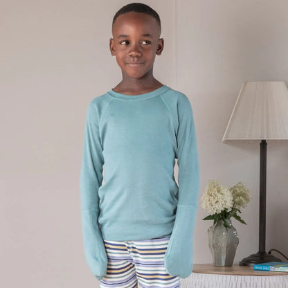 Cosy Toes Eczema Mitten PJ Top - Organic Cotton