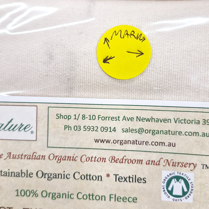 Organic Cotton Blankets - Light Weight Fleece - Nursery CLEARANCE