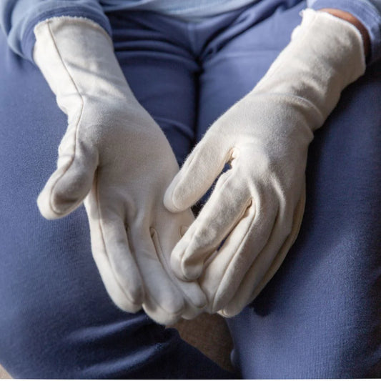 Adult Eczema Gloves - 100%  Organic Cotton - (2 Pairs)