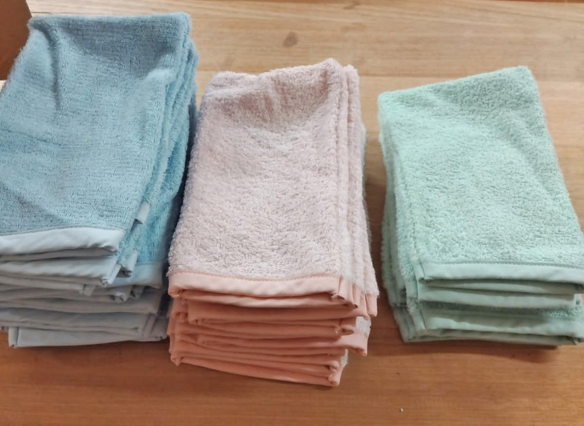 Organature Organic Cotton Terry Towelling HAIR TOWEL and FACE MITT