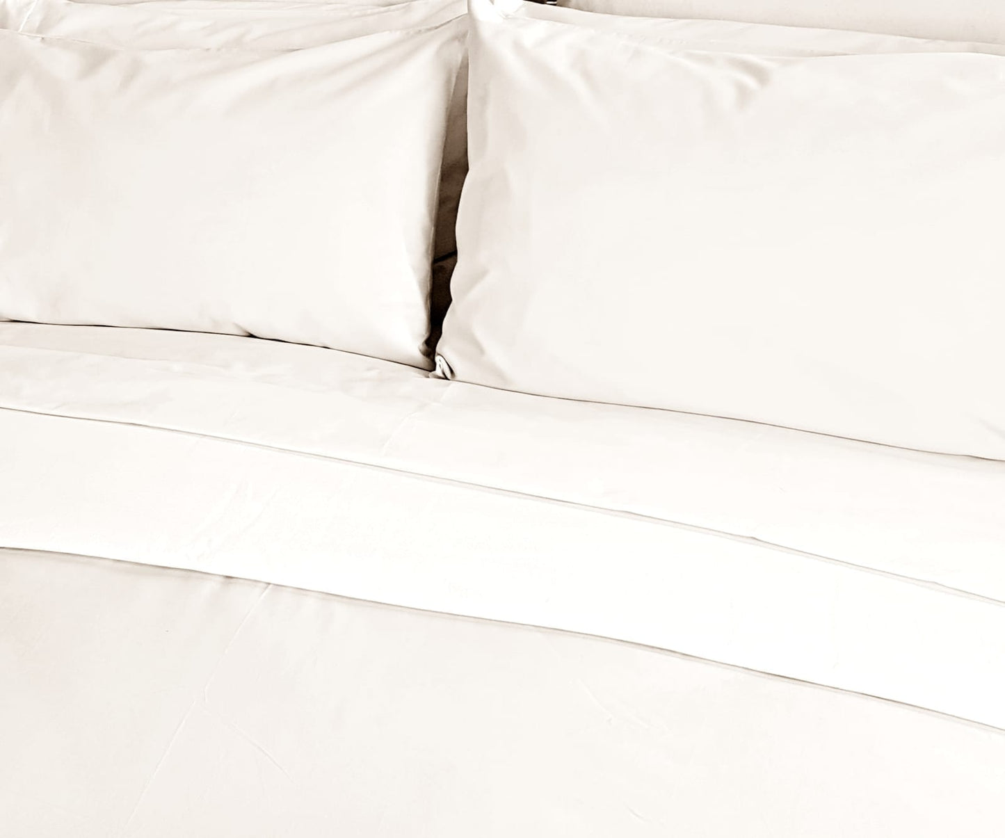 NATURAL Organic Cotton Poplin Bedding CLEARANCE