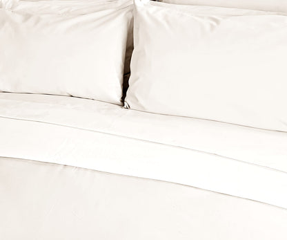 NATURAL Organic Cotton Poplin Bedding CLEARANCE