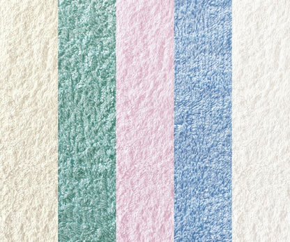 gots-certified-organic-terry-towelling-fabric-natural-mint-pink-blue-white
